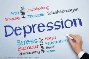 Depressionen sind gut heilbar mit Psychotherapie z.B. Hypnose